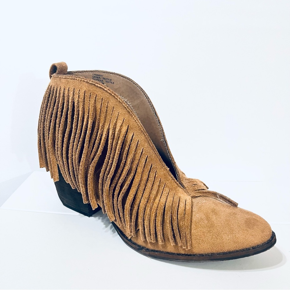 Coconuts by Matisse Lambert Tassel Fringe Ankle Western Style Boots 9.5 - Picture 3 of 12